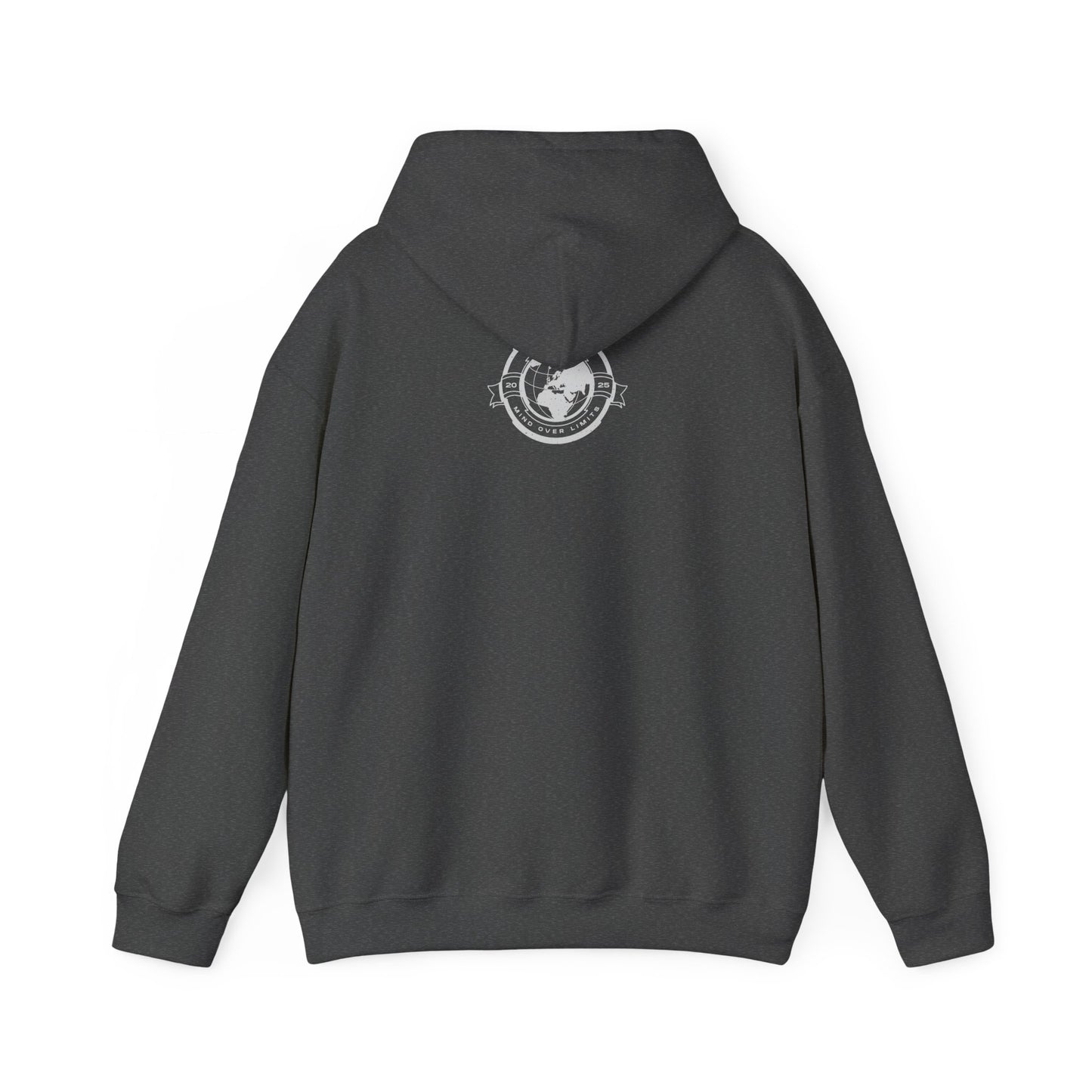 Conquer the World Hoodie — Globe Emblem Adventure Sweatshirt