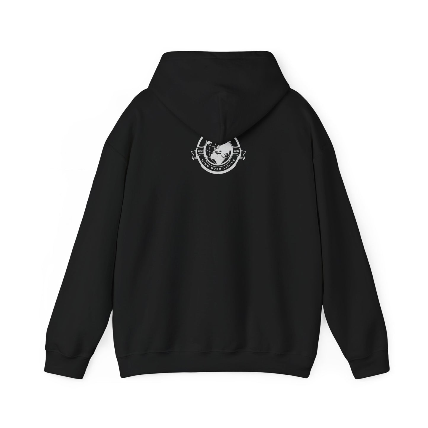 Conquer the World Hoodie — Globe Emblem Adventure Sweatshirt