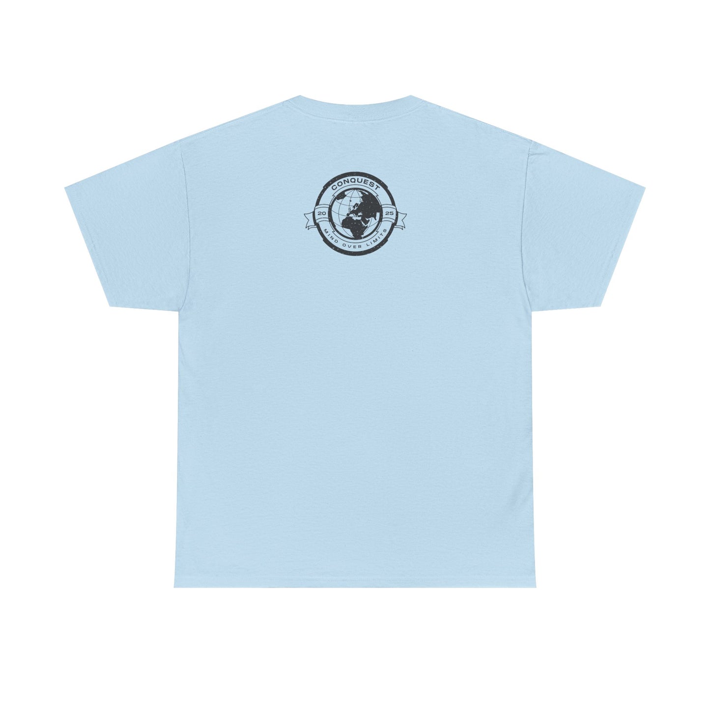 Conquest Globe Graphic Tee — 'Conquest' Vintage World Map T‑Shirt